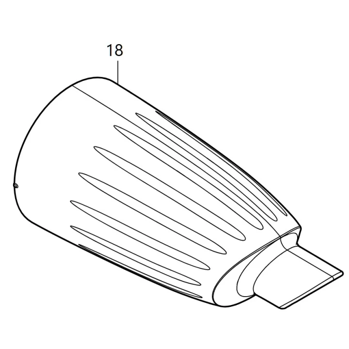Capot avant bleu Makita CL070D, CL100D - 451465-3
