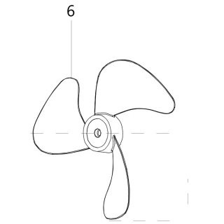 Lame de ventilateur Makita CF002G, DCF301 - TE00000524, TE00000702