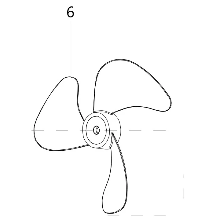Lame de ventilateur Makita CF002G, DCF301 - TE00000524, TE00000702