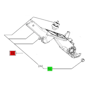 Transmission Festool KS 88, KS 120 - 205177