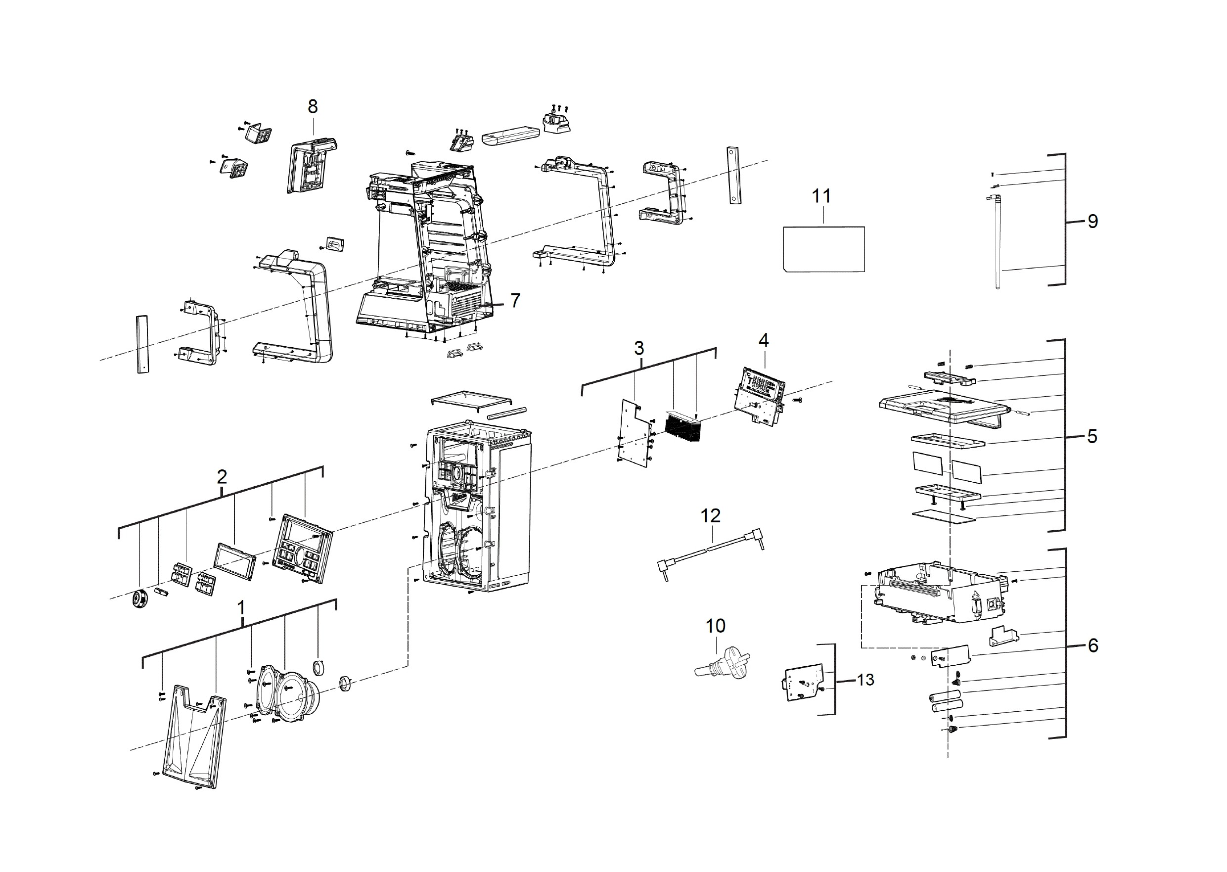 Pièces détachées Radio Milwaukee M18 RC - 446640