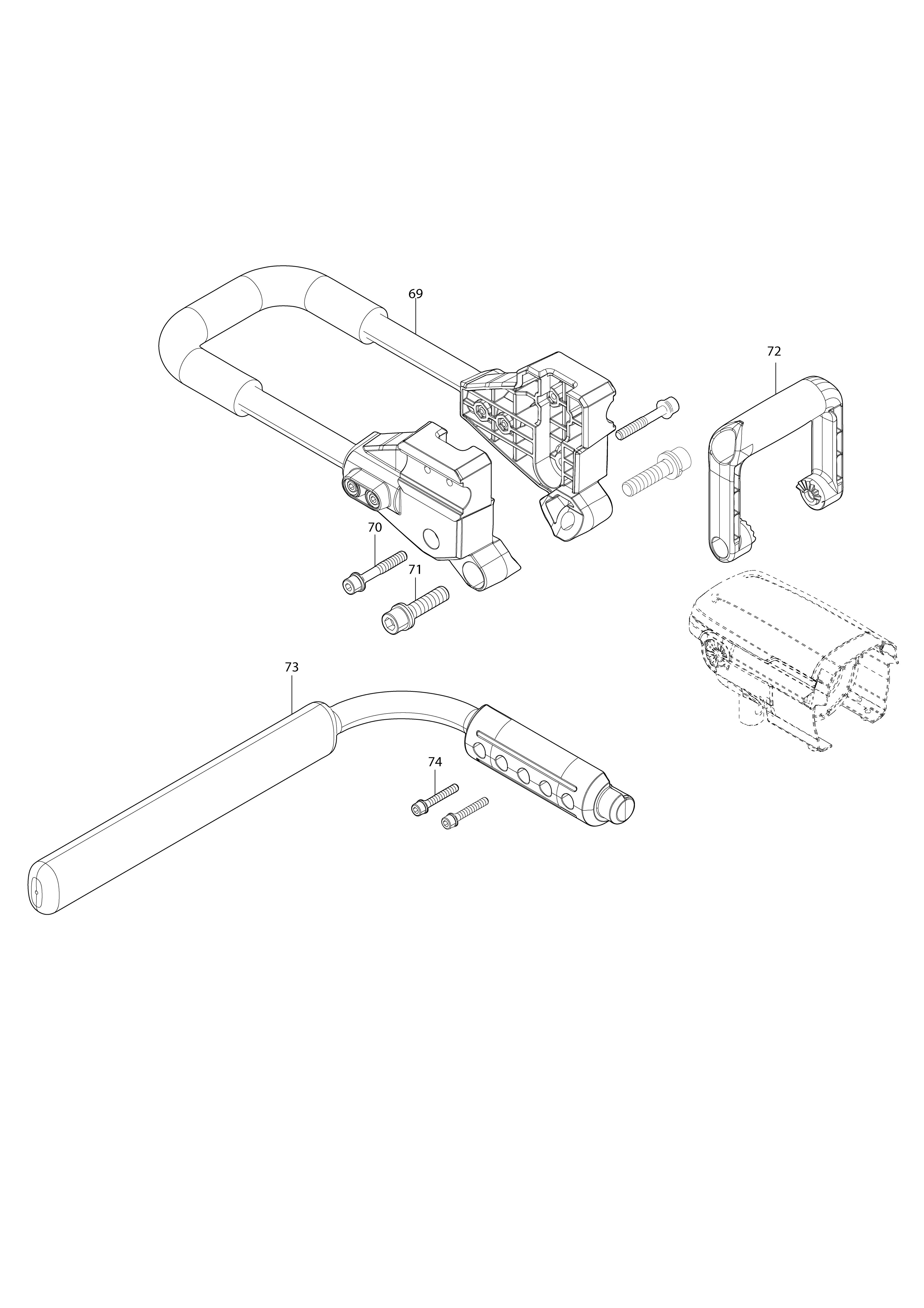 Pièces détachées Tarière 40V Makita DG002G