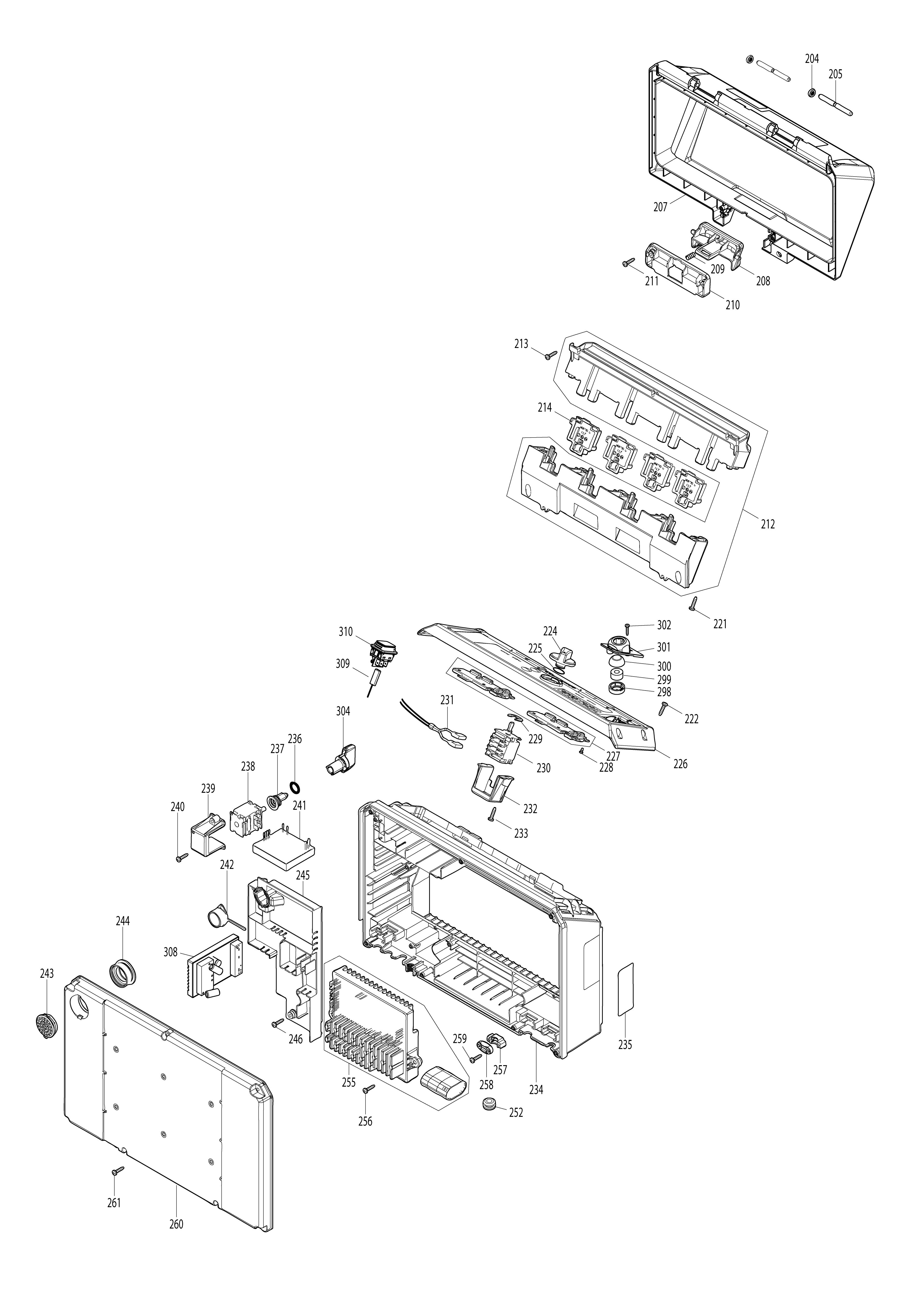Pièces détachées Brouette à assistance Makita DCU601